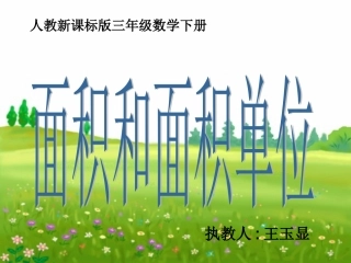 人教2011版小学数学三年级面积和面积单位-(12)