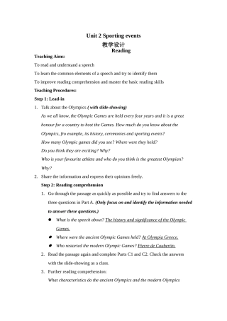 Unit-2-Sporting-events--reading-教学设计