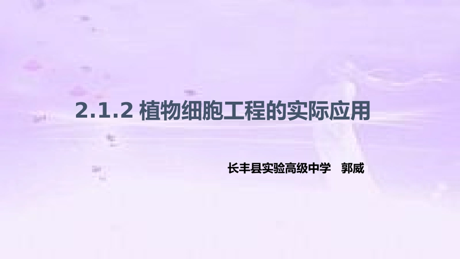 2.1.2-植物细胞工程的实际应用_第3页