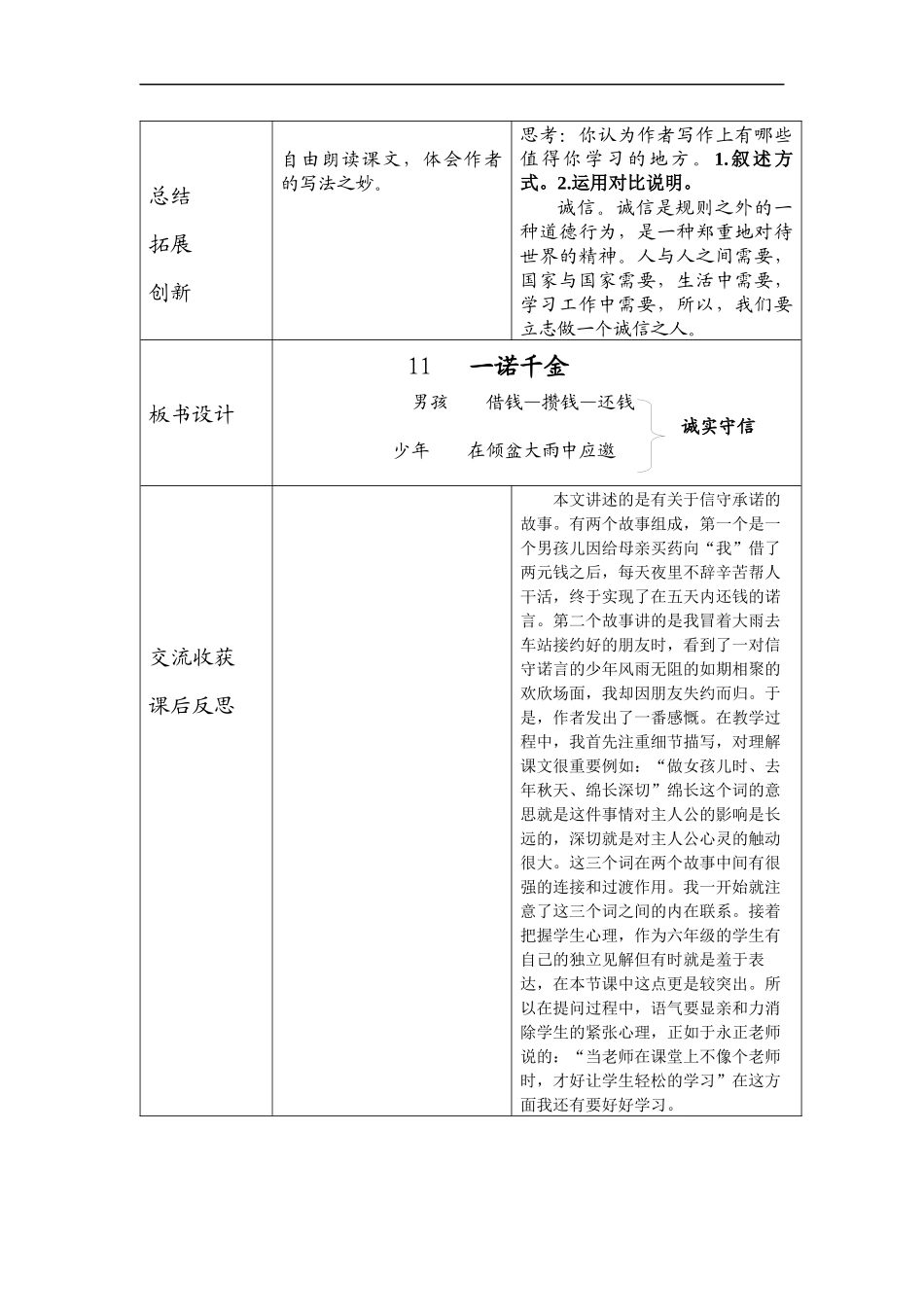 《一诺千金》导学案_第2页