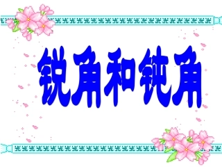 锐角和钝角-(2)
