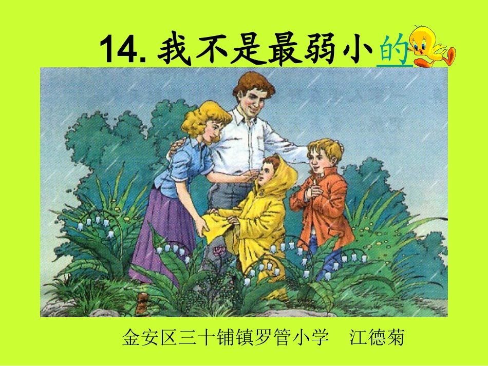 14我不是最弱小的_第1页