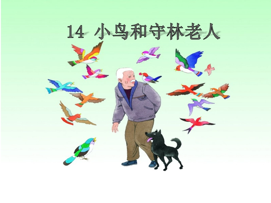 小鸟和守林老人ppt_第2页