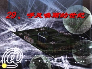 29、呼风唤雨的世纪(已修改)