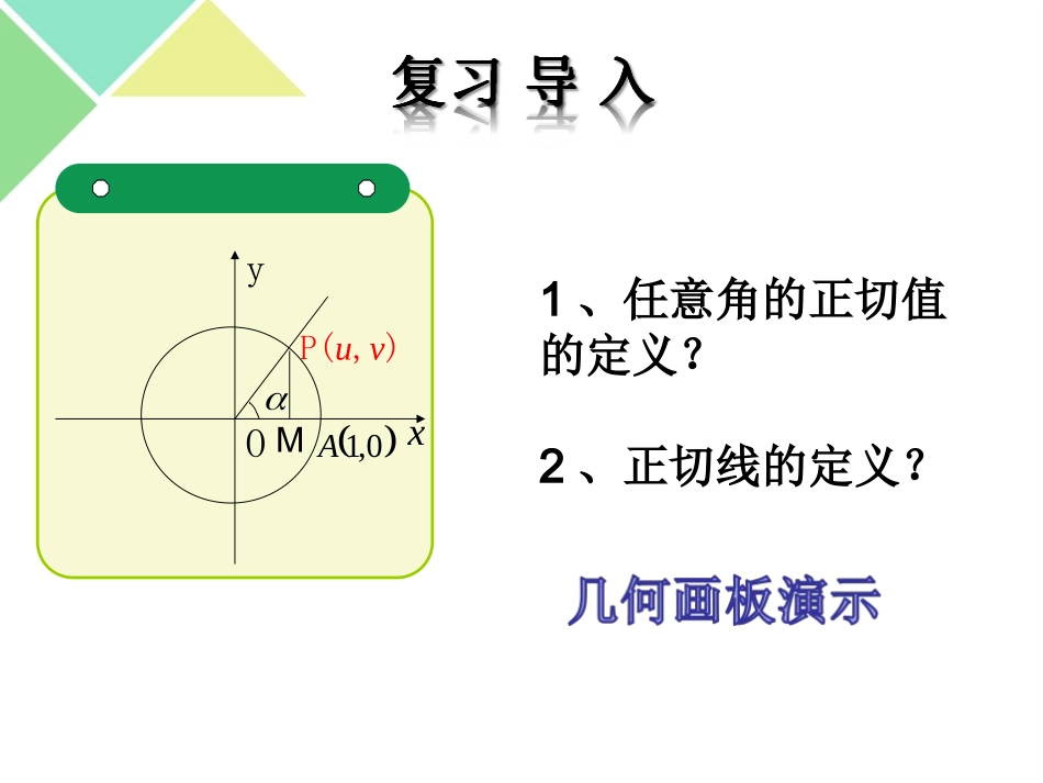 7.2正切函数的图像与性质_第2页