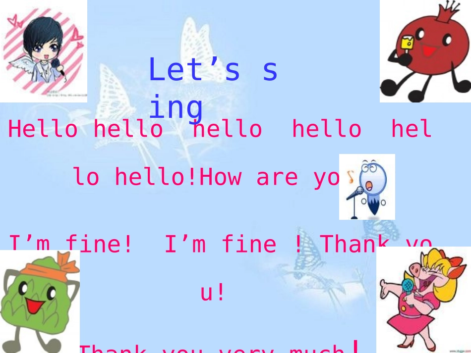 初一英语上册一单元PPT课件_第2页