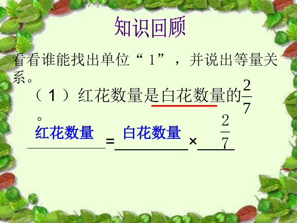 2、简单的分数乘法实际问题(1)_第2页