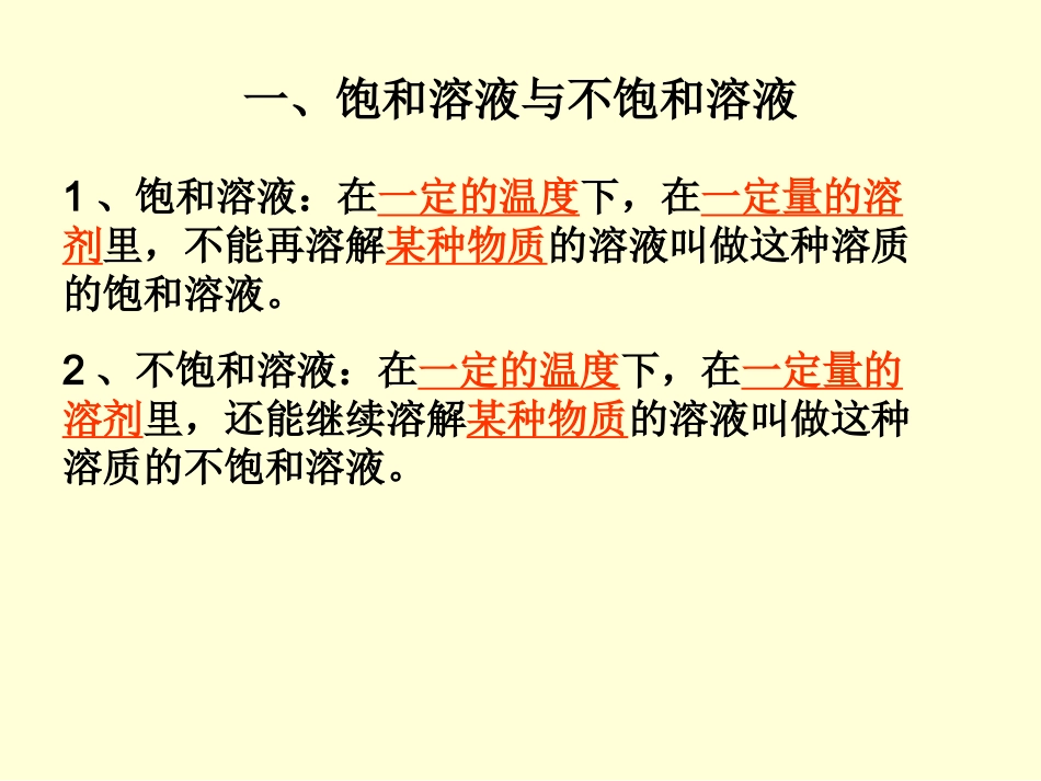 7.2物质溶解的量溶解度_第2页