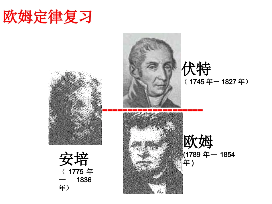 欧姆定律复习_第1页
