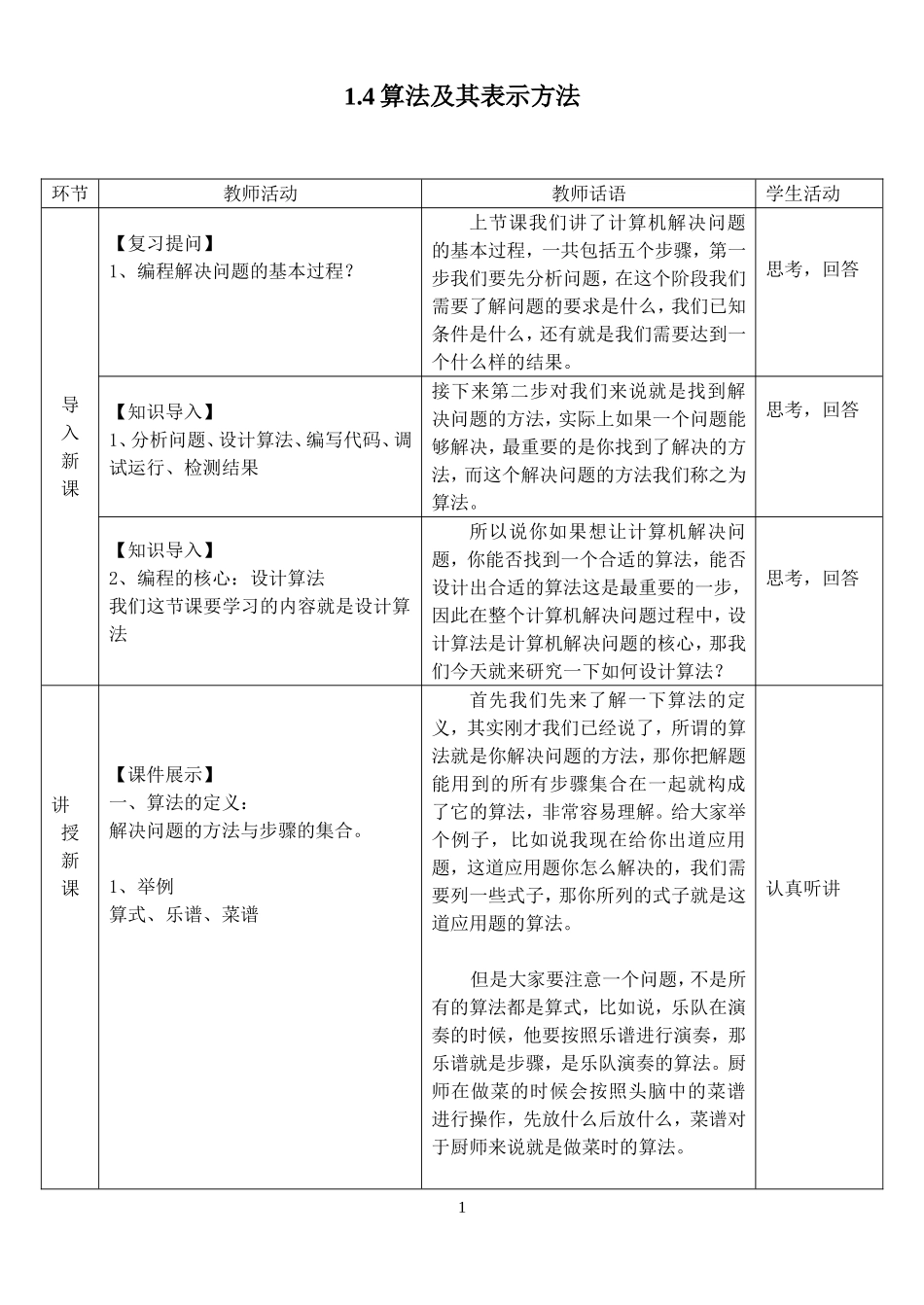 1.4算法的概念和表示方法_第1页