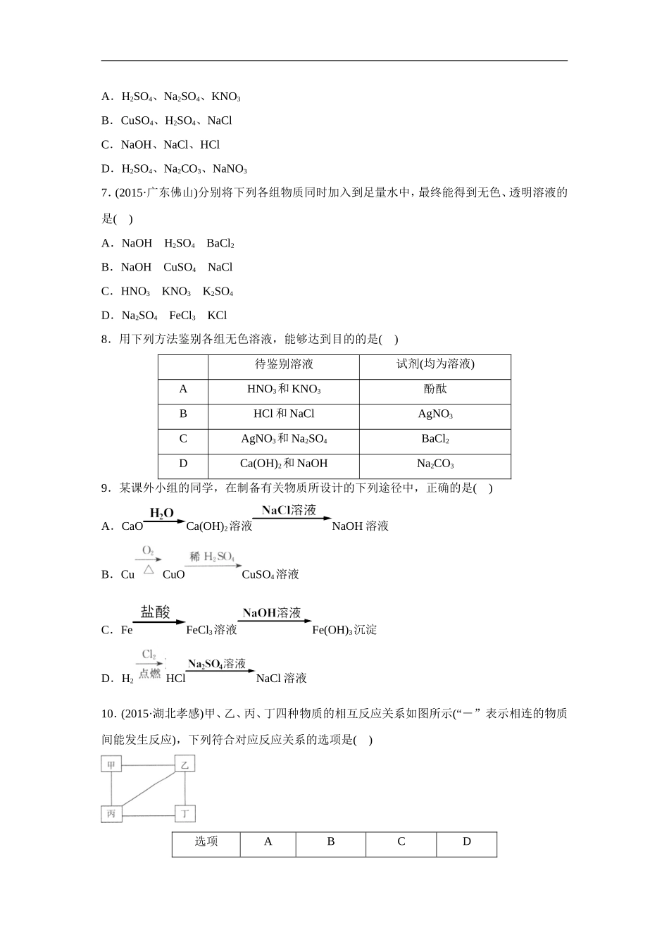 《课题1-生活中常见的盐》同步练习6_第2页