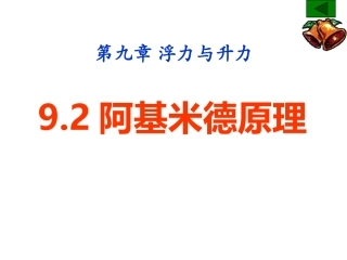 2.阿基米德原理
