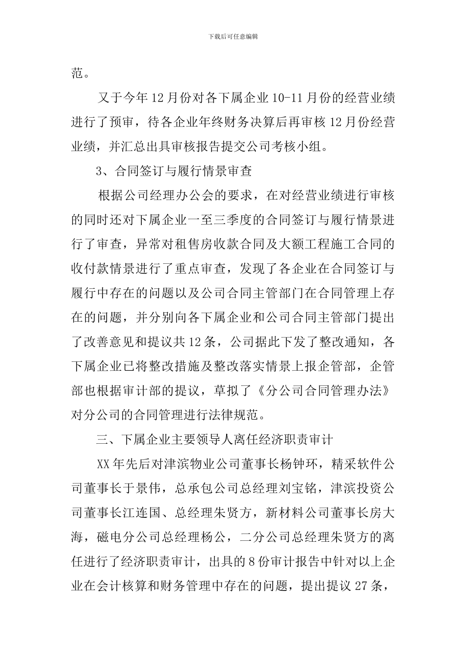 2024审计工作总结_第2页