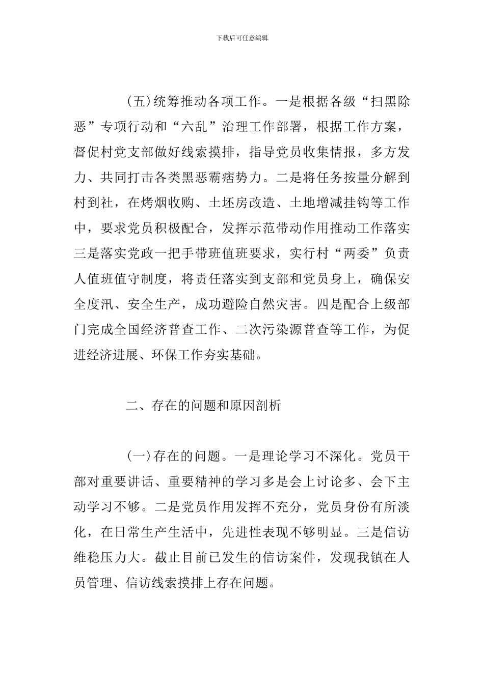 2024年半年党建工作汇报材料范文_第3页