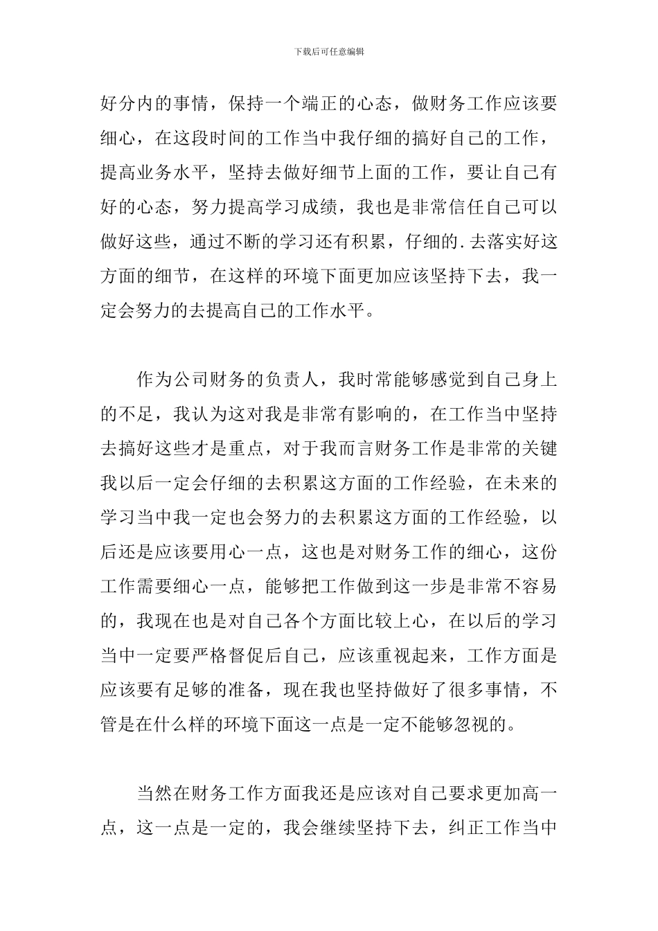 2024财务负责人工作总结_第2页