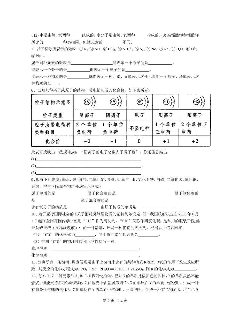 化学用语复习_第2页