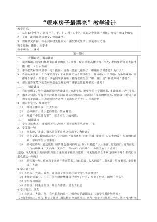 哪座房子最漂亮