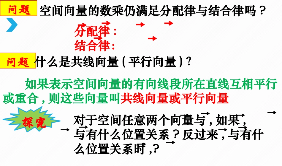 3.1.2空间向量的数乘运算_第3页
