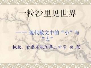 现代散文的小与大-(2)