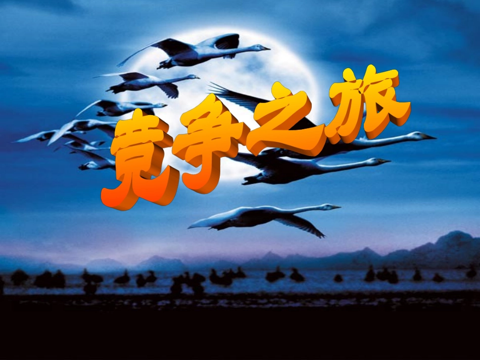 人教版初中思想品德《竞争之旅》课件_第2页