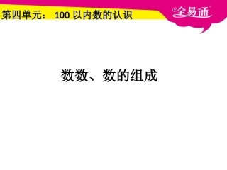 数数.数的组成