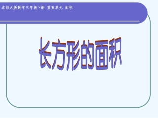 小学数学北师大2011课标版三年级长方形的面积---试一试