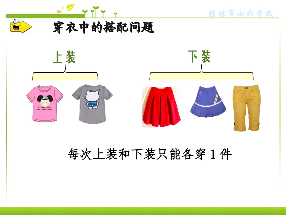 人教2011版小学数学三年级《搭配中的学问》课件_第3页