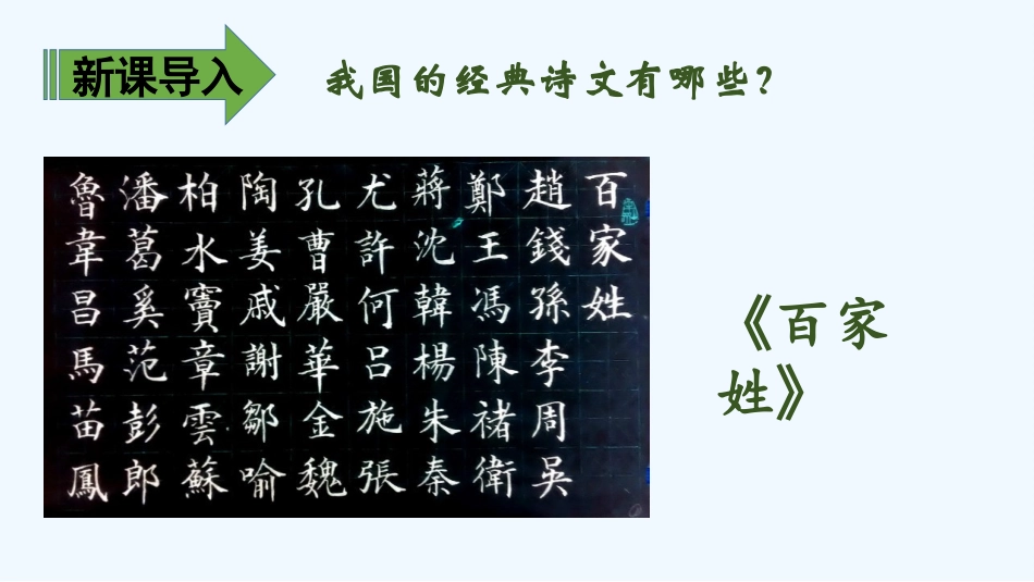 (部编)人教语文2011课标版一年级下册《姓氏歌》ppt_第2页