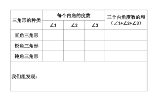 小学数学2011版本小学四年级小组合作操作单