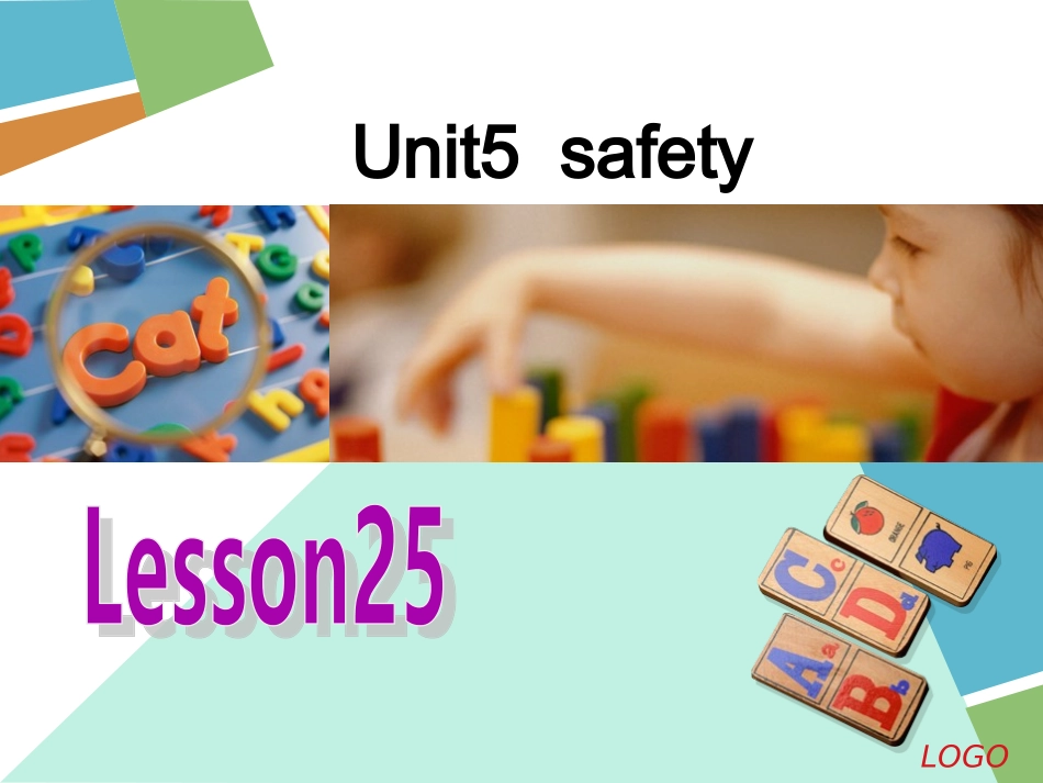 2013人教版(新起点)四上《Unit5safety》_第1页