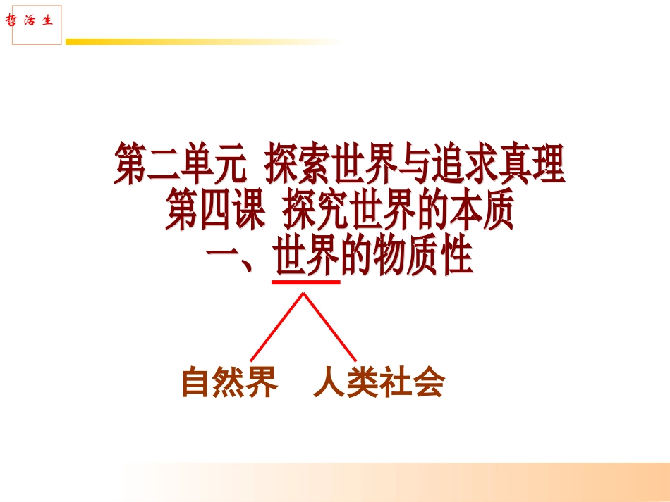 4.1、世界的物质性和物质运动的关系(选修)_第2页