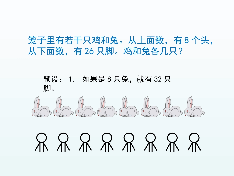 小学数学2011版本小学四年级四年级数学《鸡兔同笼》课件_第3页