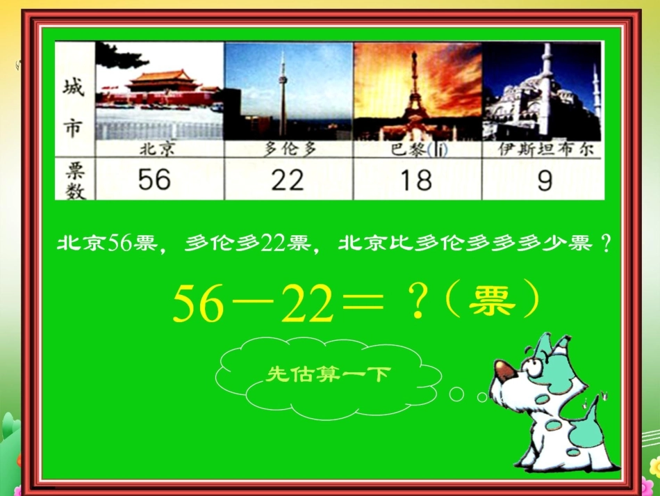 人教2011版小学数学三年级两位数减两位数.pps333333_第3页