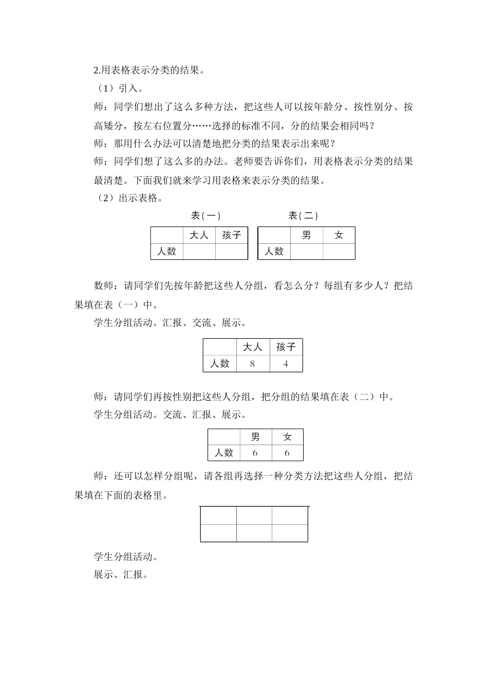 小学数学人教2011课标版一年级分类与整理(2)_第2页