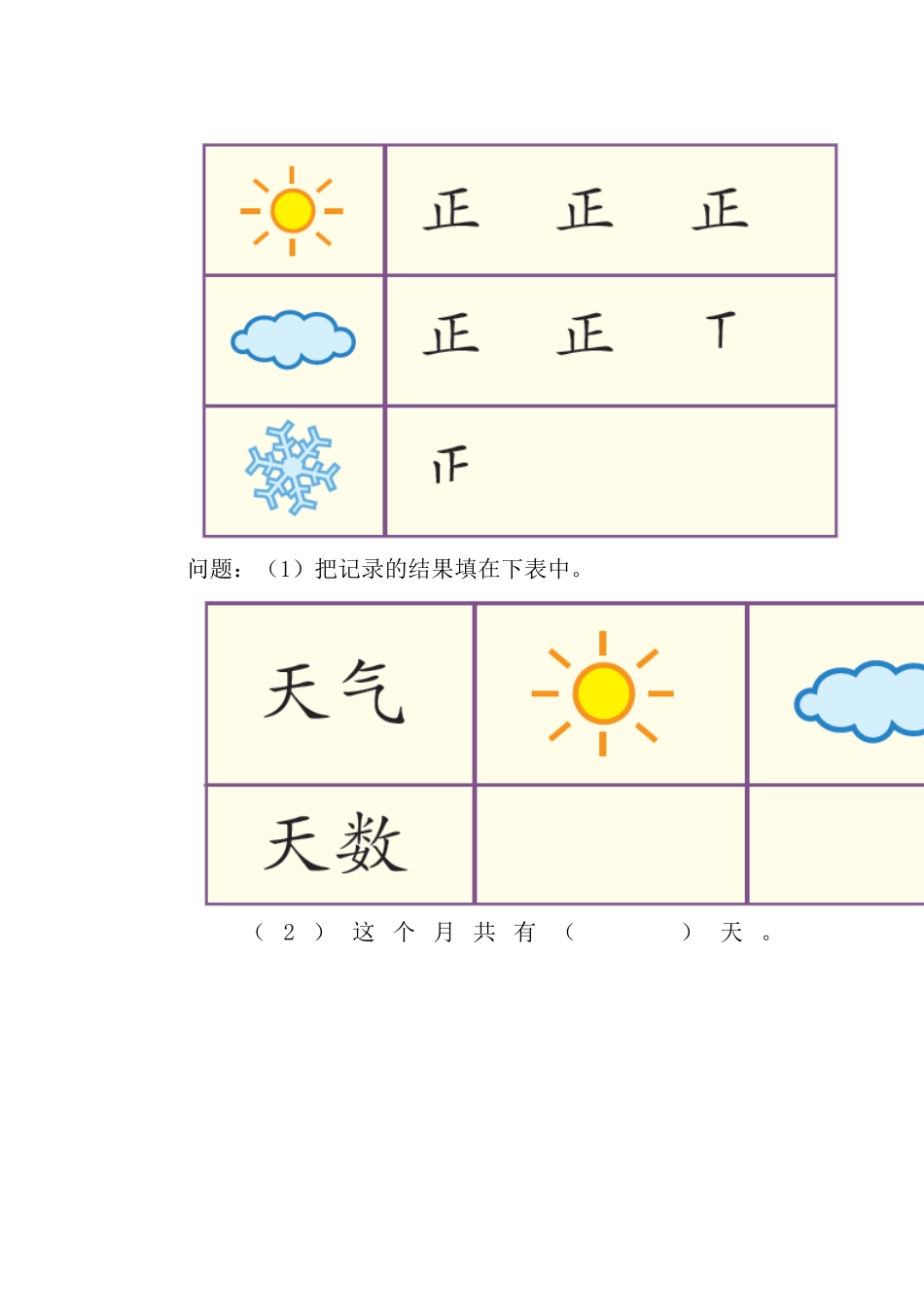 小学数学人教2011课标版二年级二年级下册《数据收集整理》_第3页