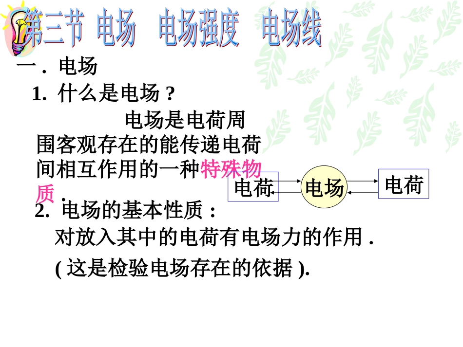 3.电场电场强度和电场线-(2)_第2页