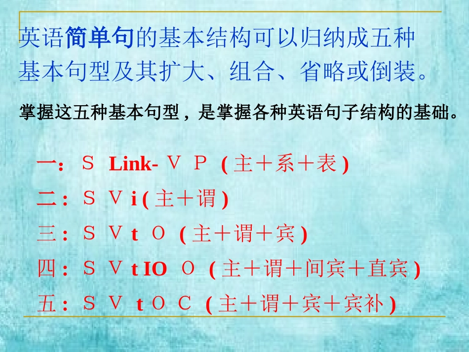 五大基本句型-副本陈喆_第3页