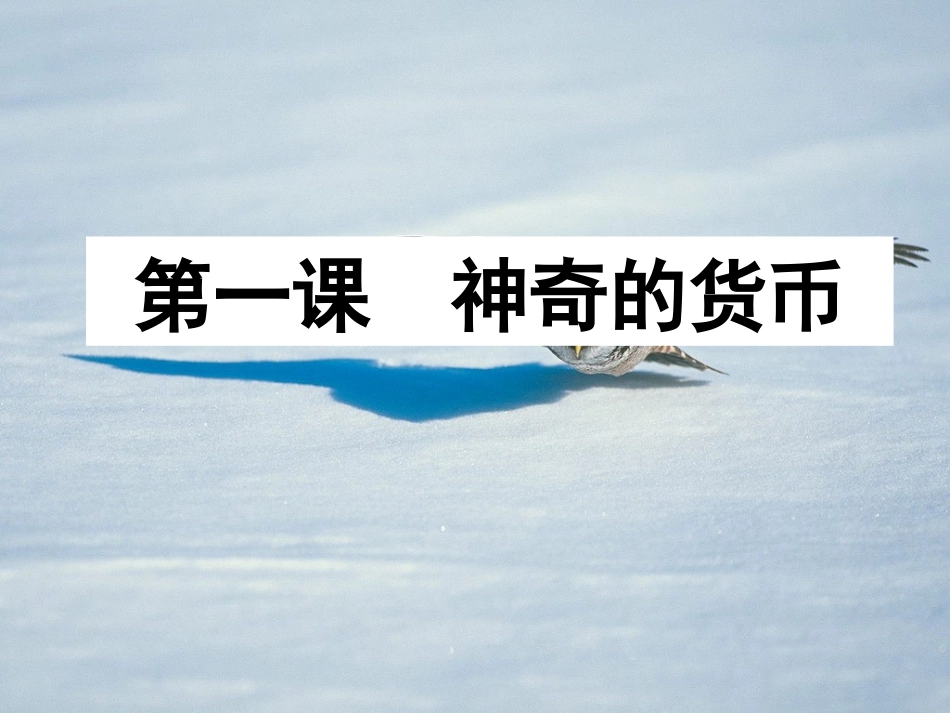 1.1.1揭开货币的神秘面纱_第1页