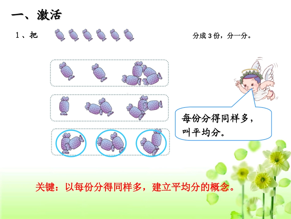 小学数学人教2011课标版二年级平均分的方法_第3页