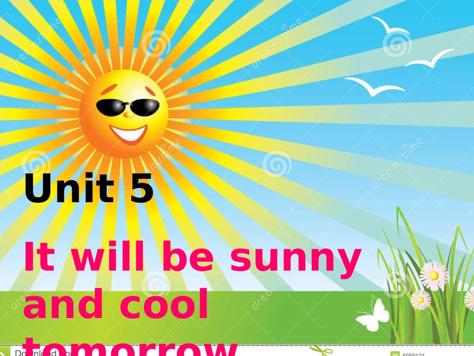 Unit5Itwillbesunnyandcooltomorrow._第1页