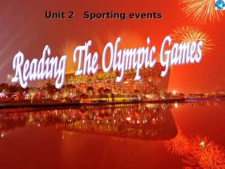 Reading(1)：TheOlympicGames
