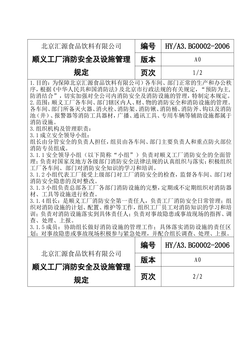 工厂消防安全及设施管理规定_第2页
