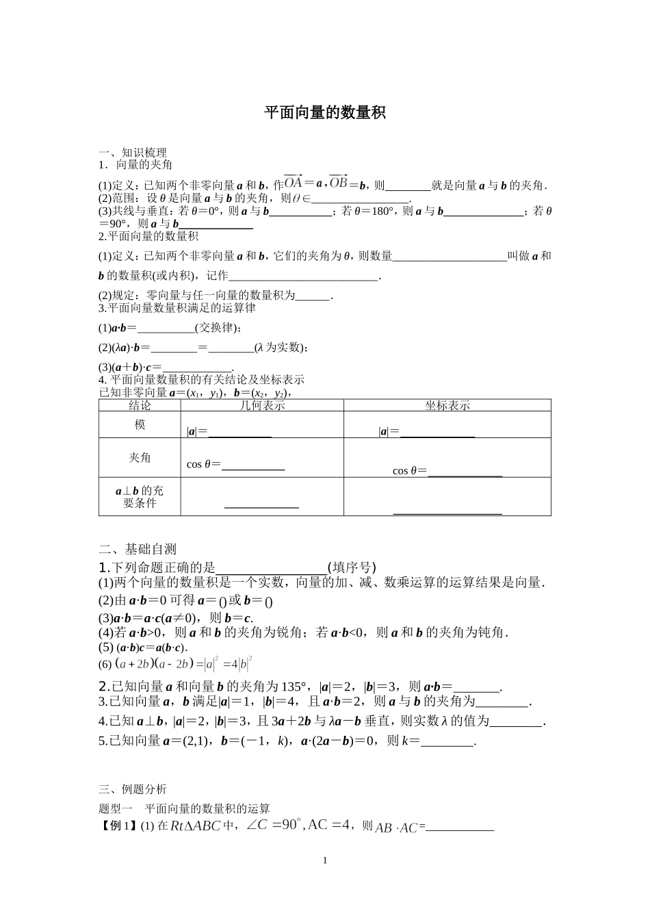 向量的数量积运算_第1页