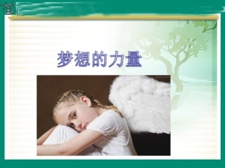 《梦想的力量》整理