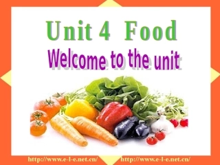 Unit4Welcometotheunit