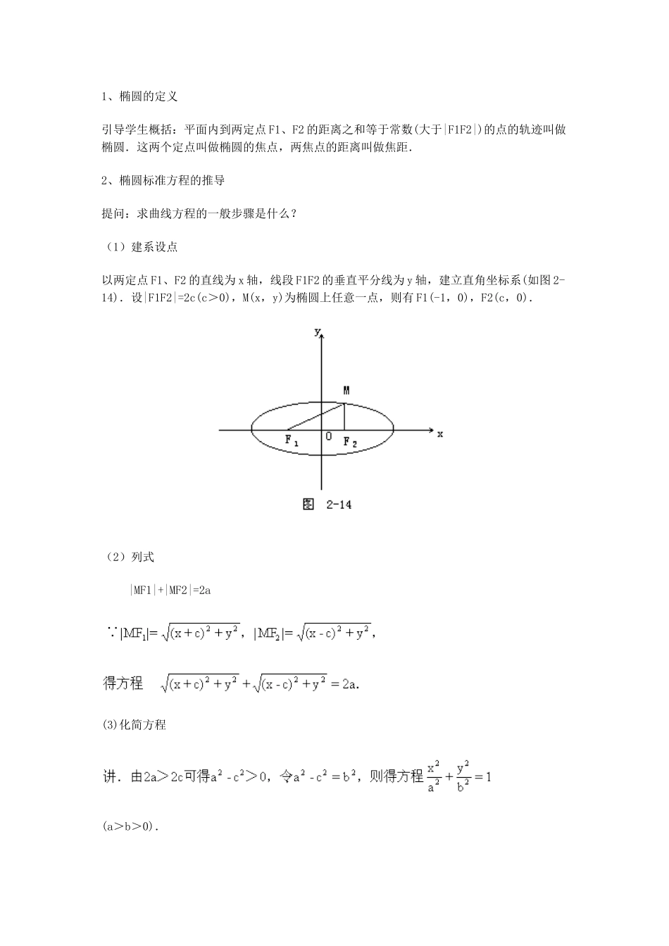 椭圆及其标准方程_第2页