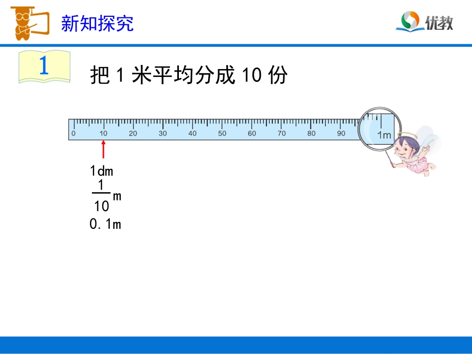 人教2011版小学数学四年级《小数的意义(例1)》教学课件_第3页