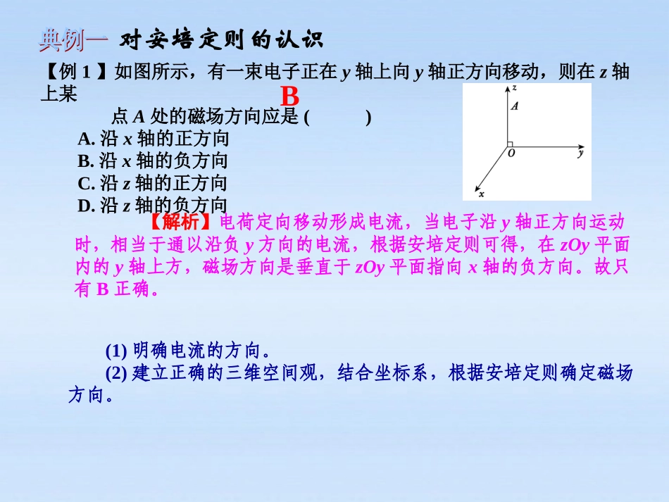 高中物理-8.1磁场对电流的作用基础课件_第3页