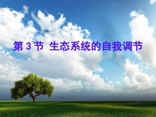 《第3节-生态系统的自我调节》课件1
