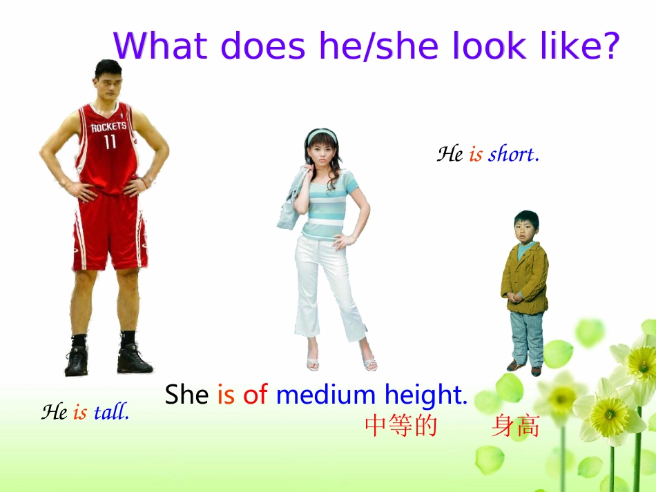 Unit9-What-does-he-look-like-Section-A-(1a-1c)_第2页
